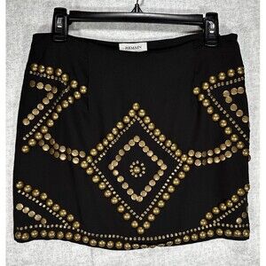 NWT Remain Gold Hardware Detail Skirt Women’s Size Small Mini